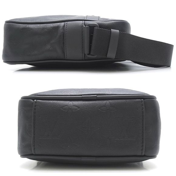 Louis Vuitton Monogram Shadow Danube Noir Shoulder Bag - Picture 2 of 8